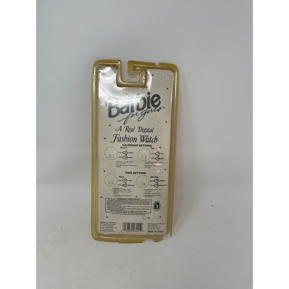 Barbie For Girls A Real Digital Fashion Watch 1992 New & Sealed Vintage NEW - Picture 5 of 6